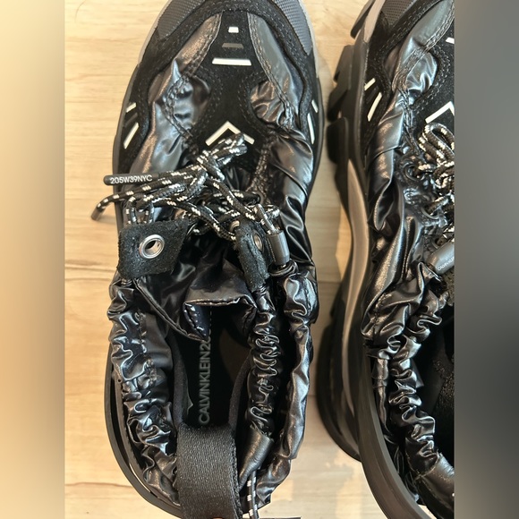 Calvin Klein 205W39NYC Caramene Drawstring Black Carbon Shoes Women’s Sz: 7 - Picture 8 of 9